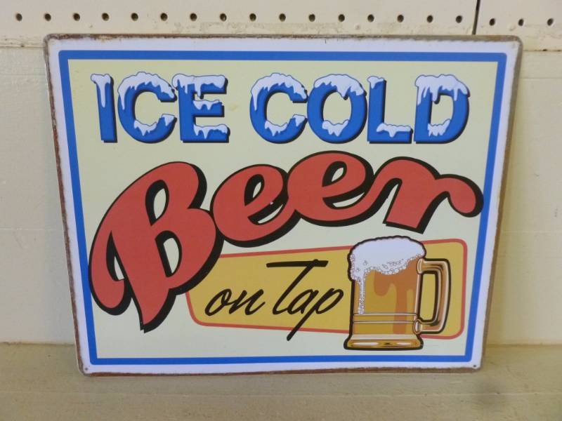 lot 292 image: Metal Sign