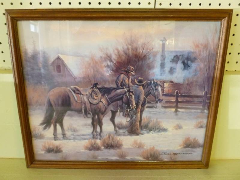 lot 344 image: Western Print