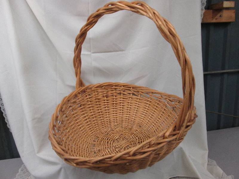 Large 27 inch wicker basket...