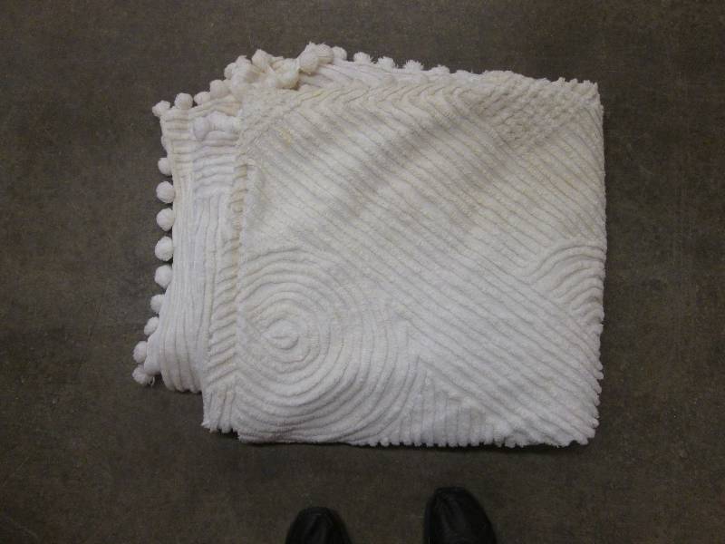 Chenille bedspread...