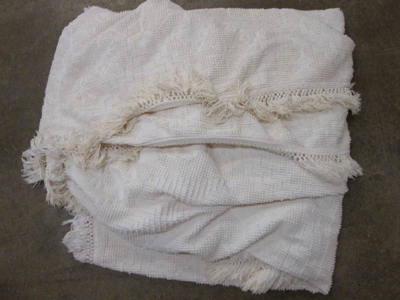 Chenille bedspread...