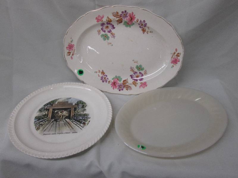 1 collector plate, 2 serving platte...
