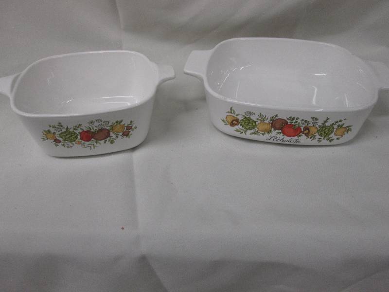 2 pieces Corning Ware...