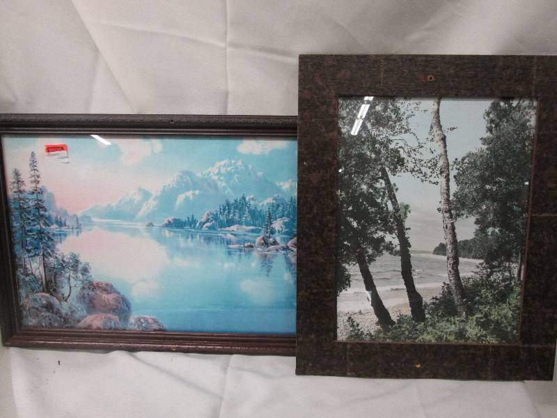 Lot of 2 Vintage type pictures see ...