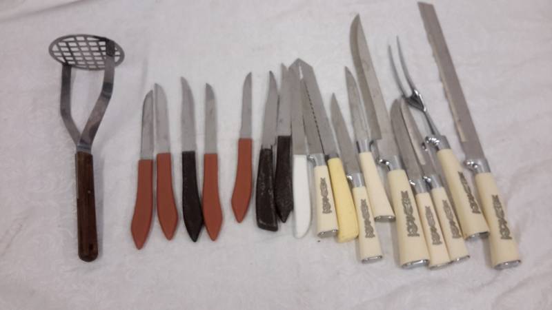 Knives and masher