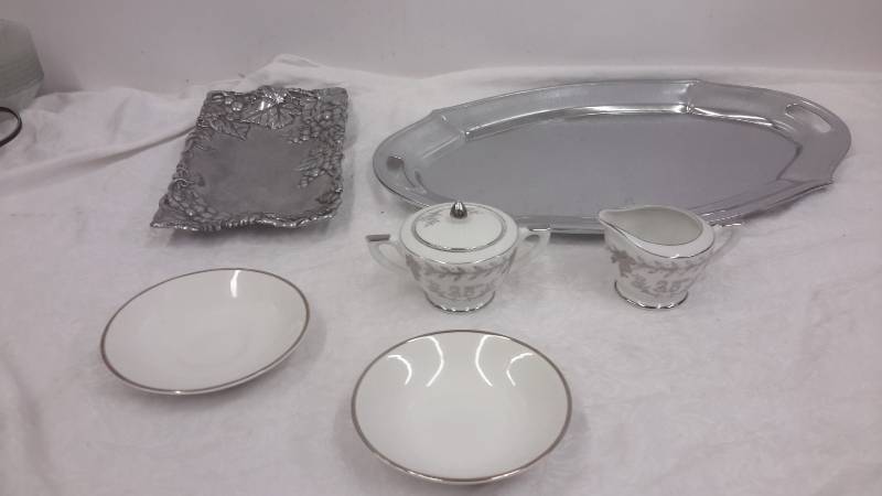 Silver dishes