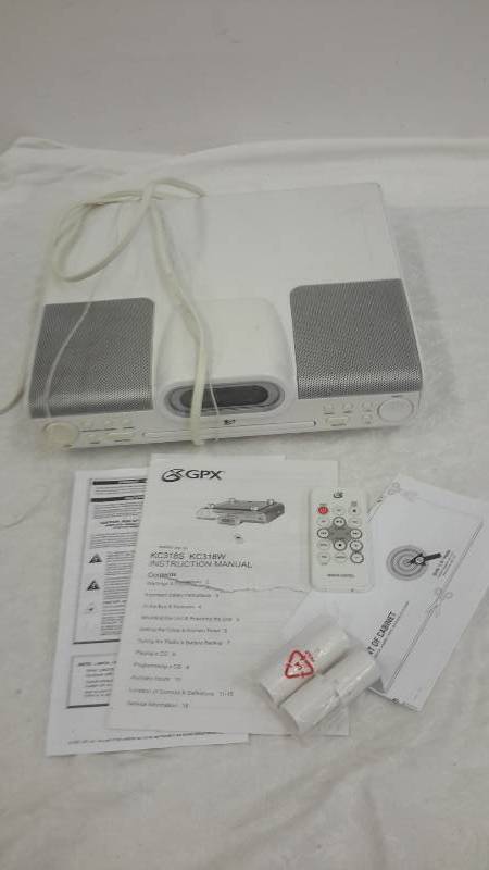 Under cabinet radio