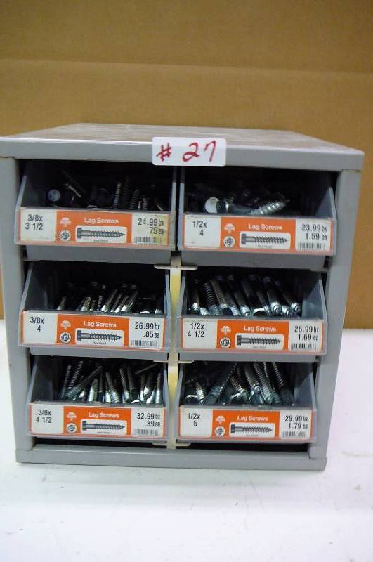 Cabinet with Lag Screws