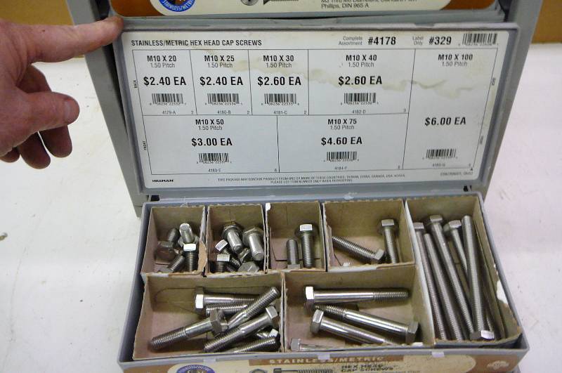 Cabinet with Screws