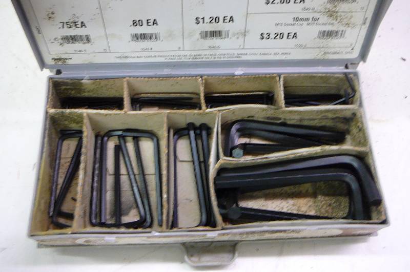 Cabinet with Screws Head Set Hex Keys