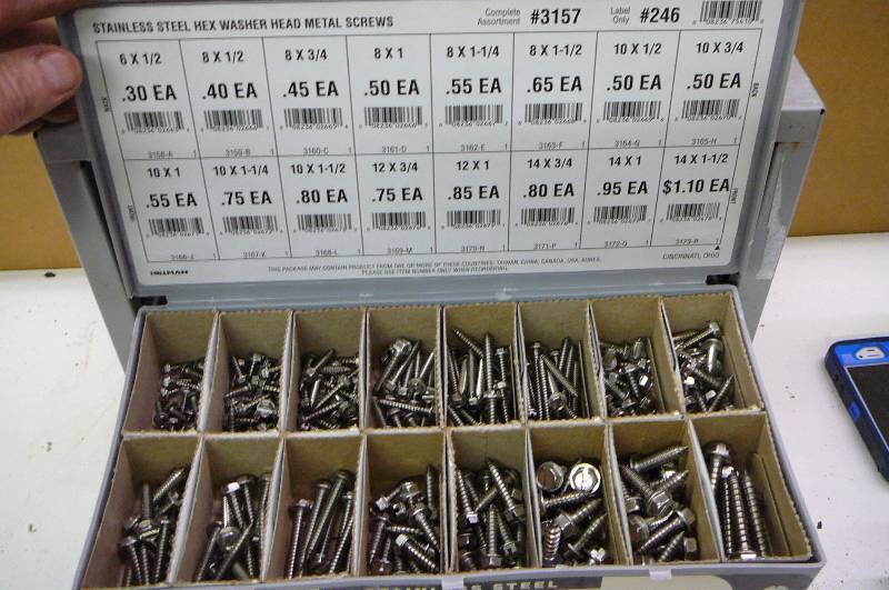 Cabinets with Stainless Steel Screws