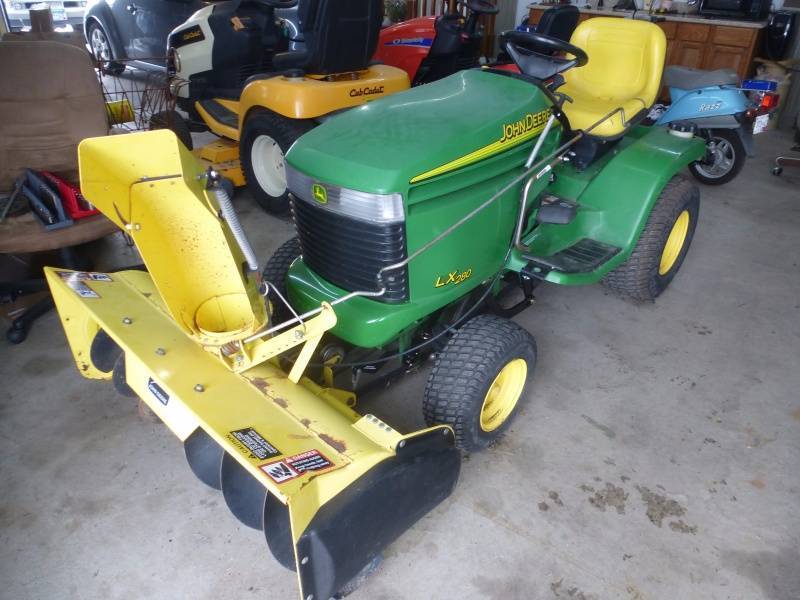 John Deere LX280 Lawn Tractor | NCS Military 50 Cal. Auto,s & Lawn ...