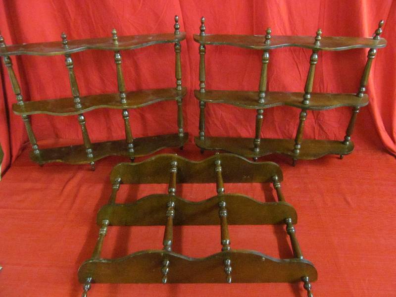 lot 26 image: knick knack shelves