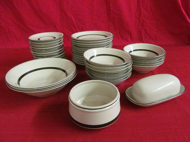lot 76 image: stoneware dishes
