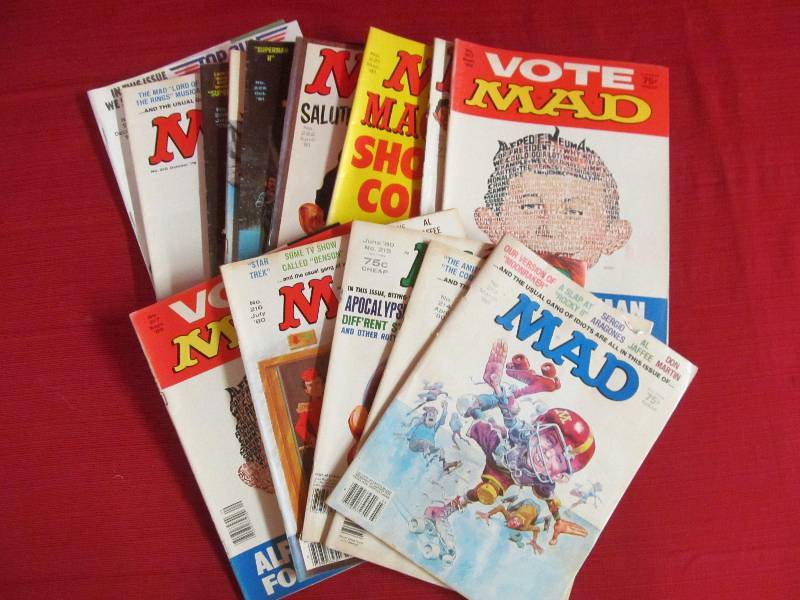 lot 112 image: Mad Magazines