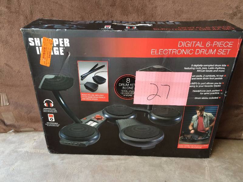 Sharper Image Digital 6-Piece Electronic Drum Set