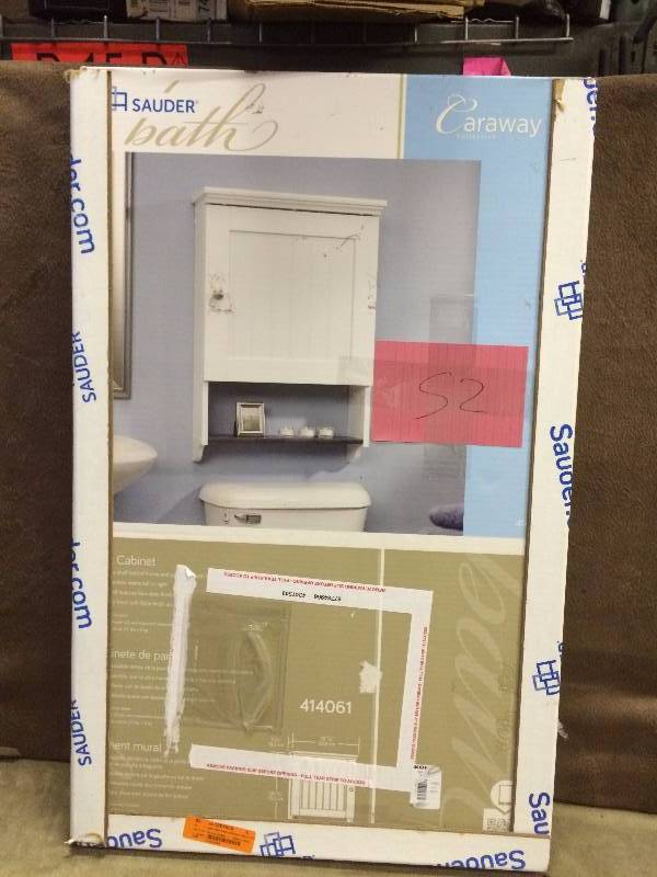 Sauder Bath Caraway Collection Wall Cabinet - 414061