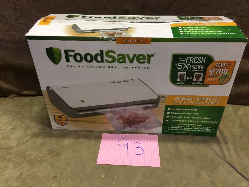 Foodsaver 2110 Tested works