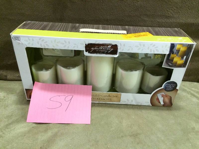 Set of Flameless candles with Control remote