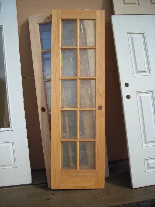 24x80 New French Door (Wood) New & Used Building Materials Doors