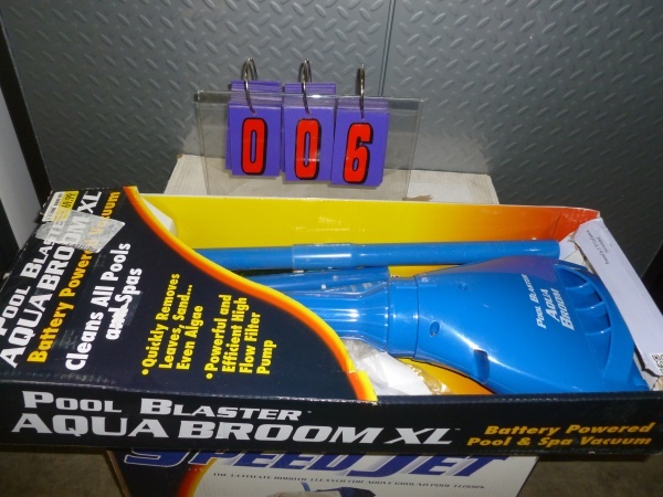 SnS Auctions # 206 Patio, Pool & garage accessories.