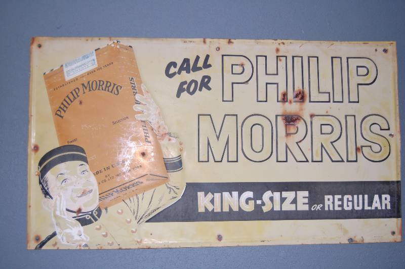 Vintage Philip Morris Sign