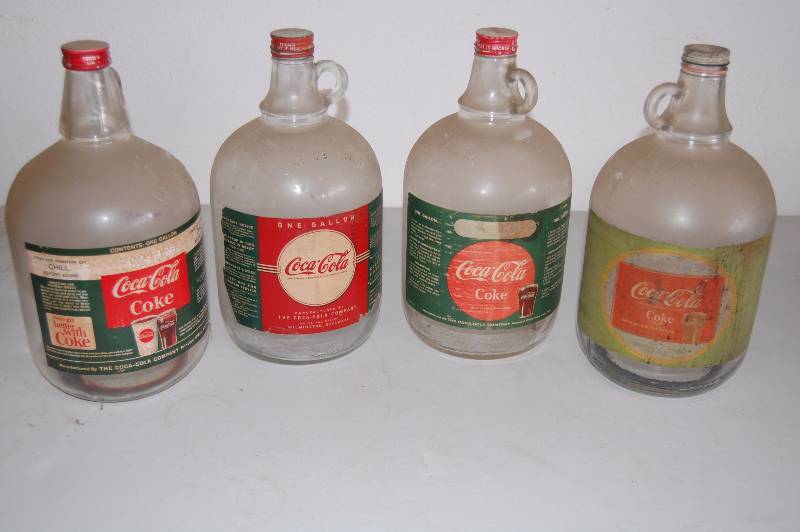 Vintage Coca-Cola Jugs
