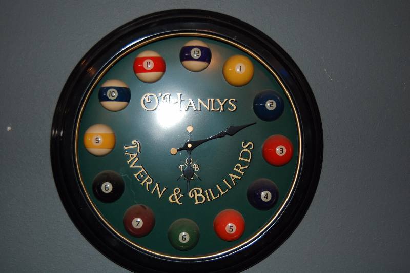 Billiards Clock