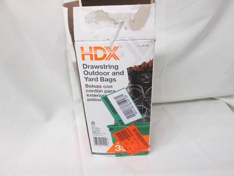 lot 2 image: HDX Drawstring OutdoorYard bags...