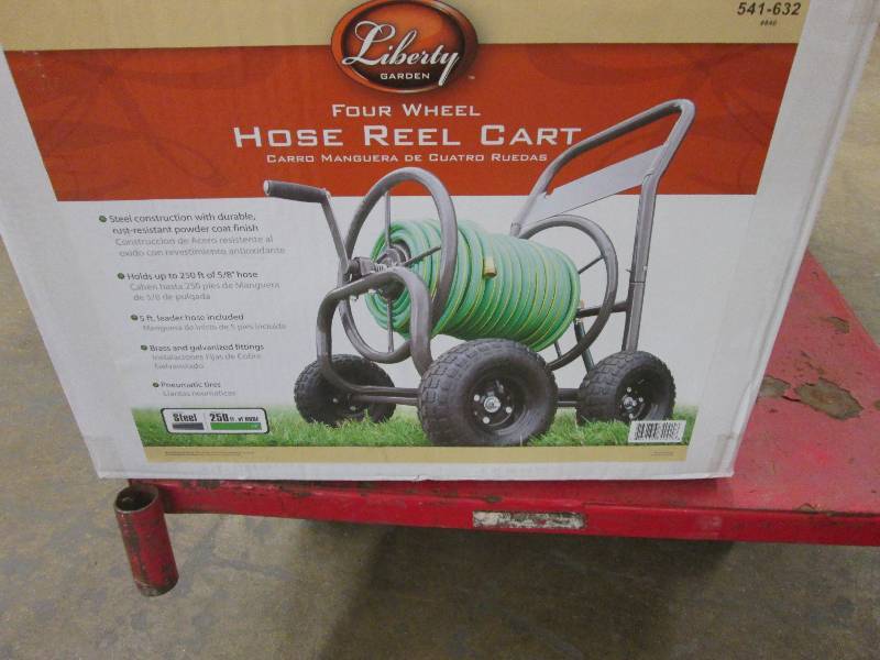 lot 89 image: Liberty Garden 4- Wheel Hose Reel C...