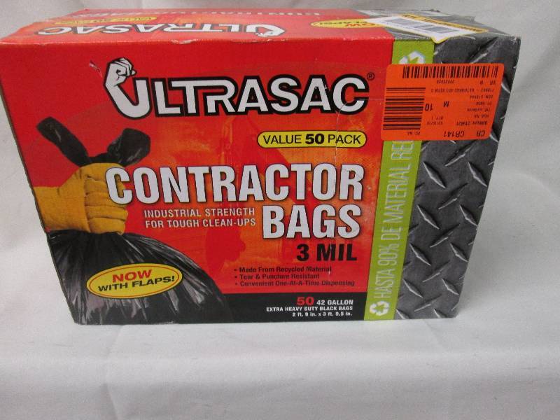 lot 119 image: UltraSac Contractor Bags - 42 gallo...