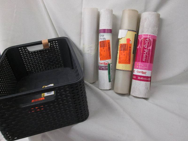 lot 133 image: 4 rolls assorted liner  with brown ...
