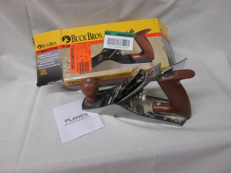 lot 136 image: Buck Bros. 9 Smooth Plane - used...