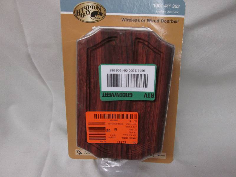 lot 137 image: Hampton Bay medium oak wireless wi...