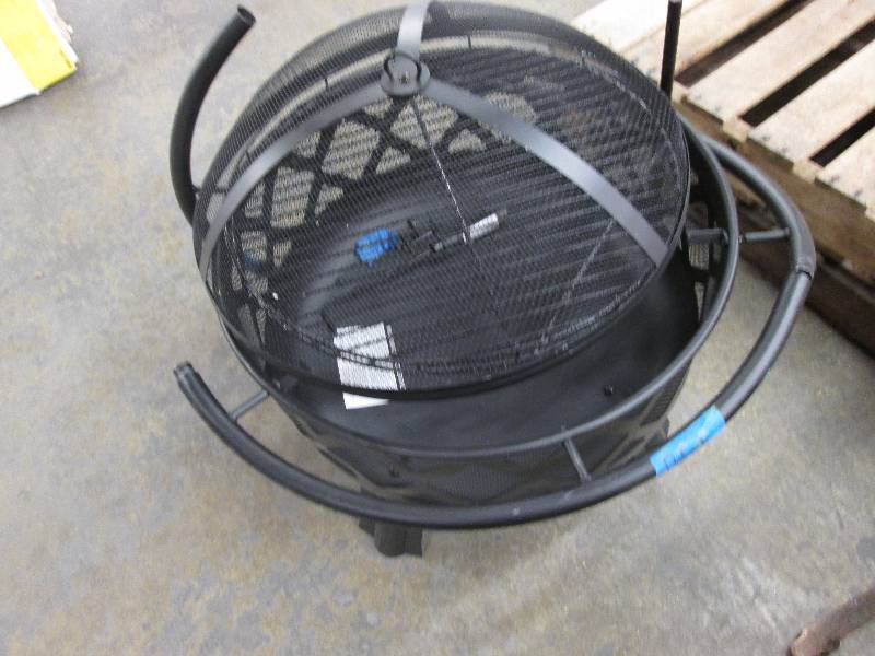 lot 161 image: Hampton Bay Fire Pit black metal - ...