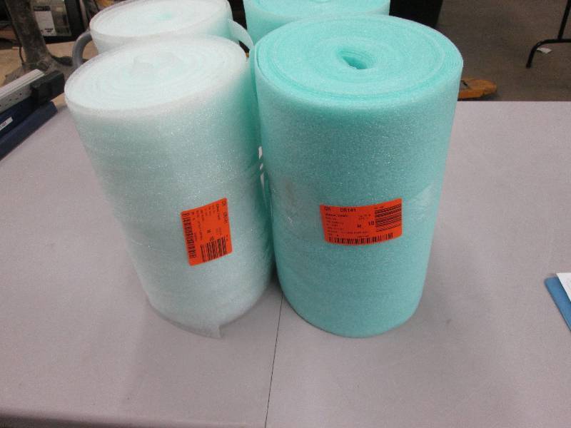 lot 191 image: Lot of 4 50 ft roll dish foam...