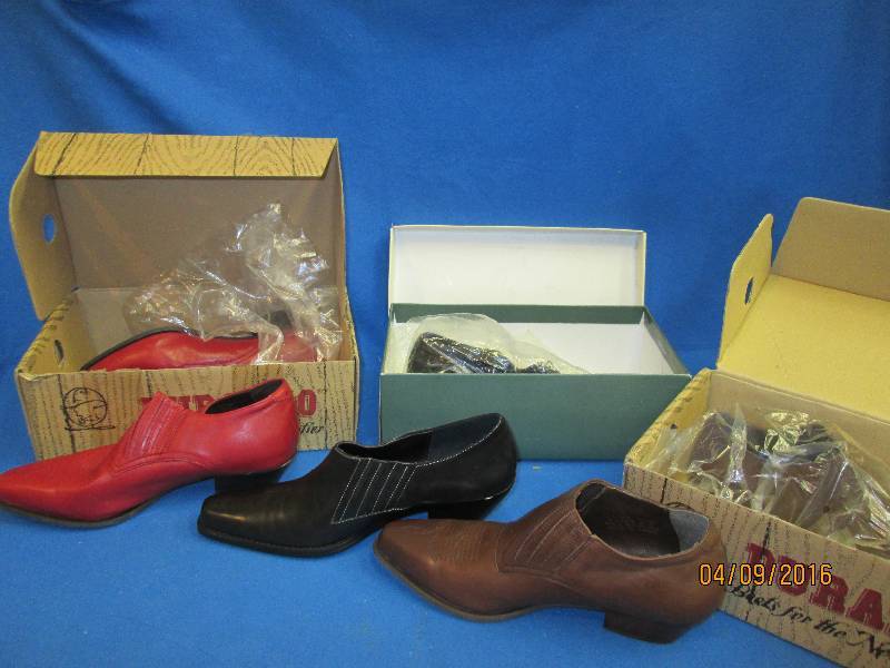 3 pairs of new shoes, size 8M...