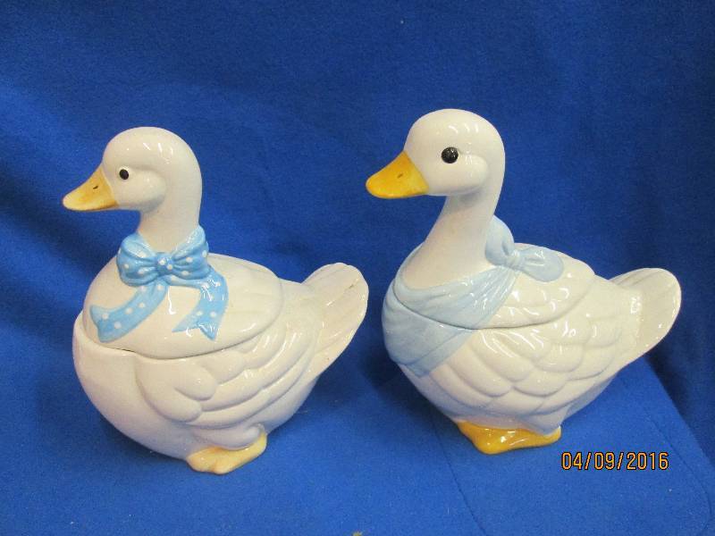 Pair of geese holders...