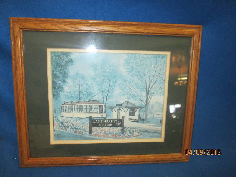 Lake Harriet Station framed print12...