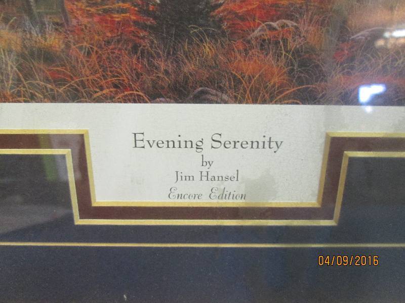 Evening Serenity by Jim Hansel fram...