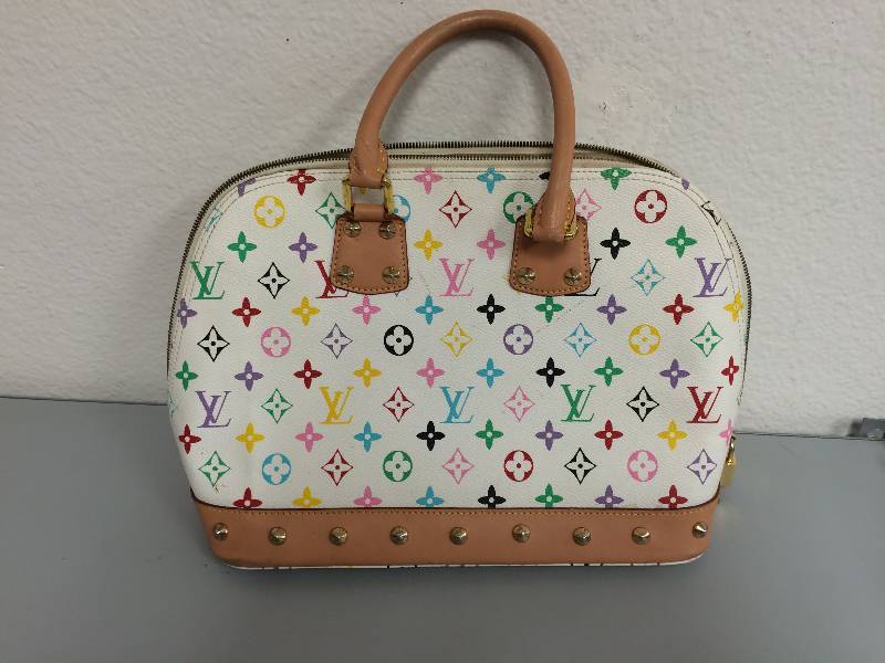 Replica Louis Vuitton White Monogram Handbag