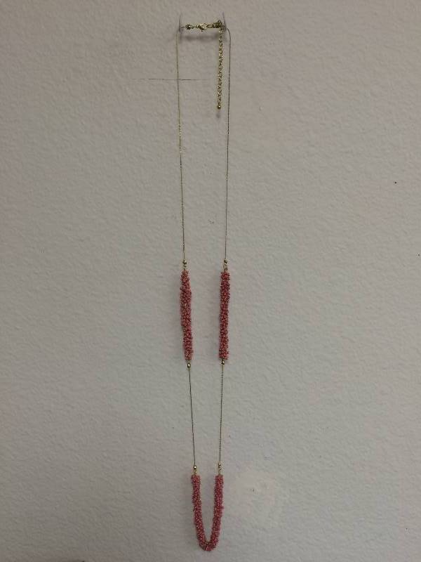 GoldPink Long Necklace
