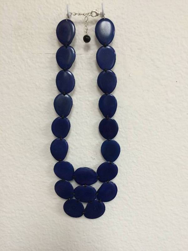 Blue Beaded Necklace