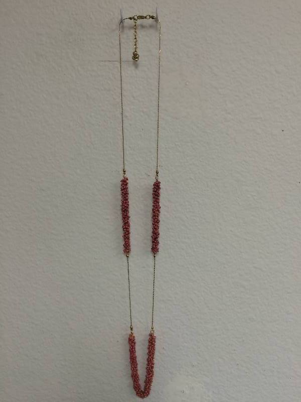 GoldPink Long Necklace