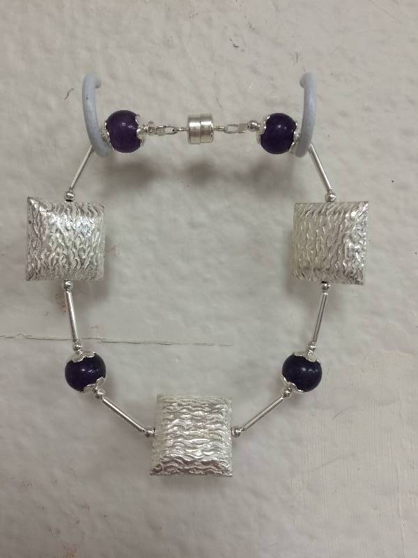 Silver Blue Bracelet