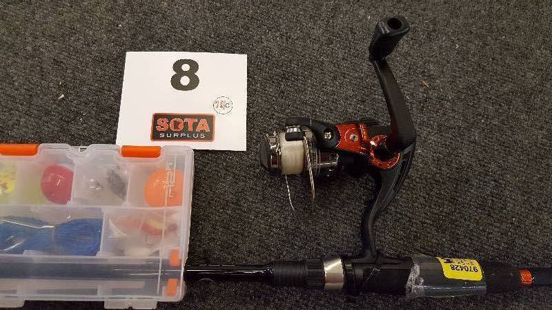 lot 8 image: R2F- Ready to Fish Rod, Reel & Tackle Combo