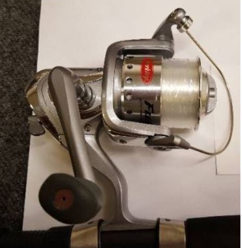 lot 18 image: BERKLEY FUSION SPINNING COMBO  7 ROD & REEL SET  SILVERBLK