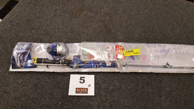 lot 5 image: ZEBCO Ready Tackle Series Rod & Reel