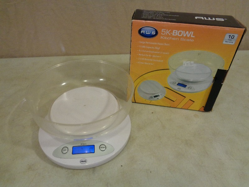 lot 22 image: AWS Digital Kitchen Scale