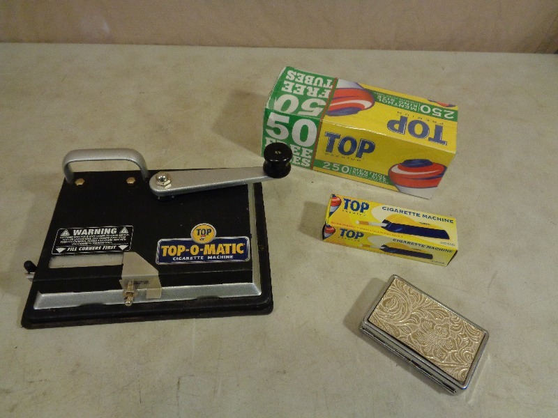 lot 52 image: Top - O - Matic Cigarette Machine and More